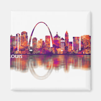 St. Louis Missouri Skyline Magnet