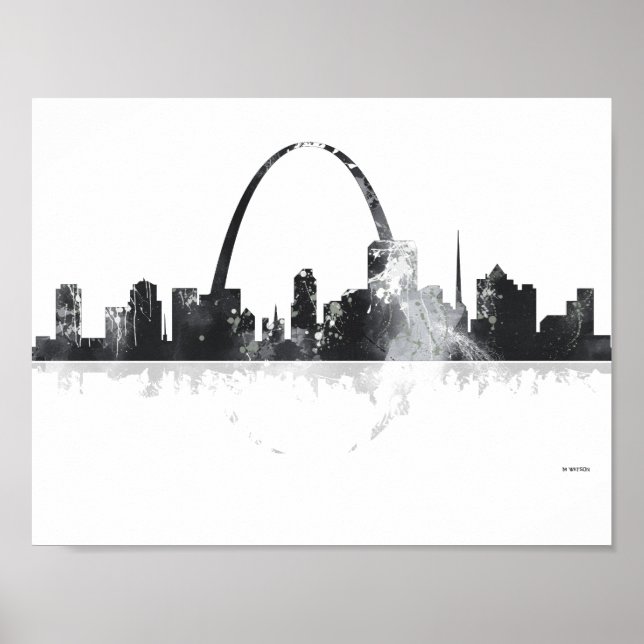 ST LOUIS, MISSOURI SKYLINE POSTER (Vorne)