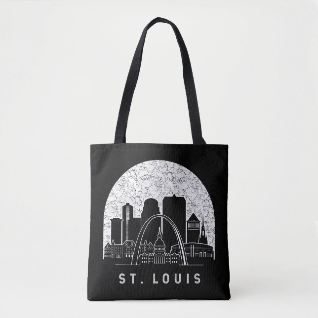 St. Louis Missouri Skyline Tasche (Vorderseite)
