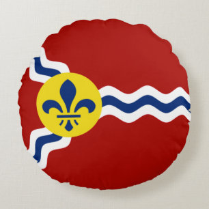 St. Louis (Missouri) Stadtflagge Rundes Kissen