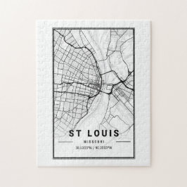 St Louis Missouri USA Cities Travel City Karte