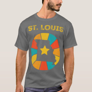 St Louis Missouri Vintag Distressed Souvenir T-Shirt