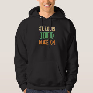 St. Louis-Modus auf Batterie Hoodie