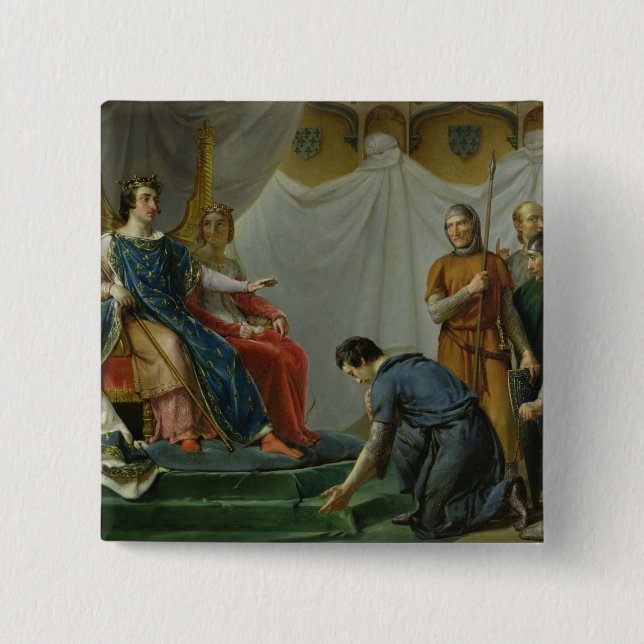 St. Louis Pardonning Mauclerc Button (Vorderseite)