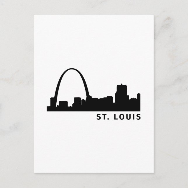 St. Louis Postkarte (Vorderseite)