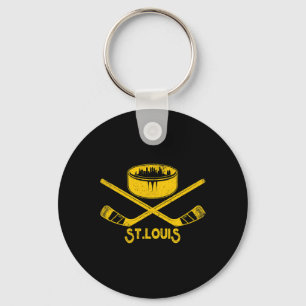 St. Louis Retro Ice Hockey Lover Sticks Staat Outi Schlüsselanhänger