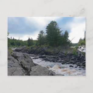 St. Louis River Rocks and Rapids Postkarte