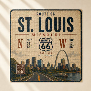 St. Louis Route 66 Gateway Arch Koordinaten