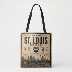 St. Louis Route 66 Tor Koordinaten Reise Tasche