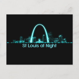 St Louis Skyline Postkarte
