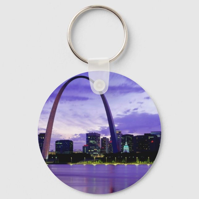 St. Louis Skyline Schlüsselanhänger (Vorderseite)