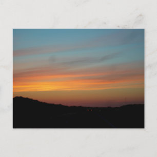St. Louis Sunset Postkarte