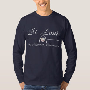 St.- Louisbaseball-Meister-Marine Longsleeve T - T-Shirt