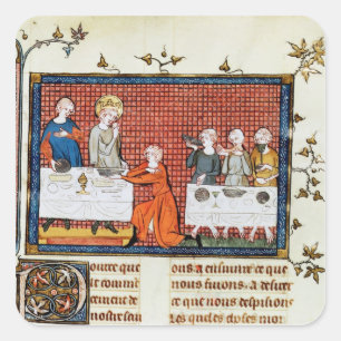St. Louisfüttern, "-leben-und -wunder-St. Quadratischer Aufkleber
