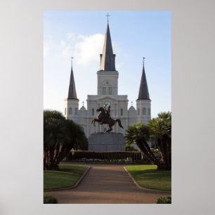 St.- Louiskathedrale, New- Orleansplakat Poster