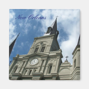 St.- Louiskathedralen-Kirche in New Orleans Magnet
