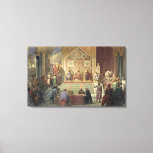 St.- Louiskönig von Frankreich Leinwanddruck