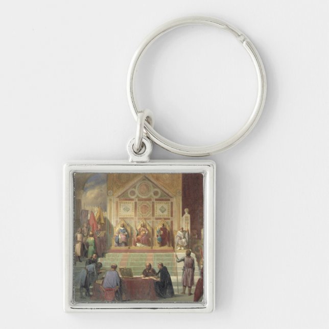 St.- Louiskönig von Frankreich Schlüsselanhänger (Vorne)