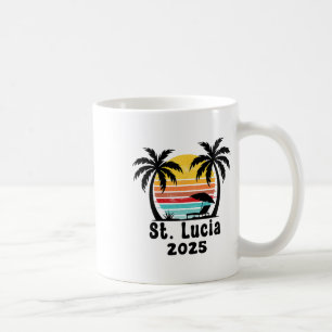 St. Lucia 2025 Familienreise Freunde Gruppenurlaub Kaffeetasse