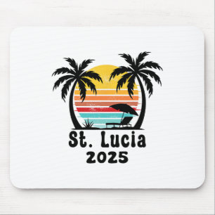 St. Lucia 2025 Familienreise Freunde Gruppenurlaub Mousepad