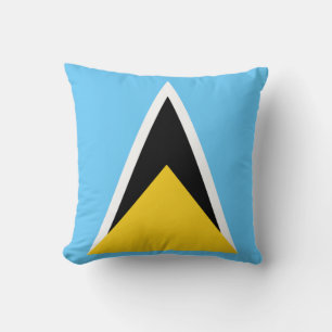 St. Lucia Flag Kissen