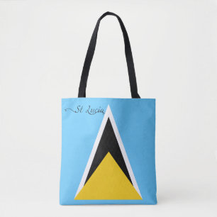 St. Lucia Flag Tasche