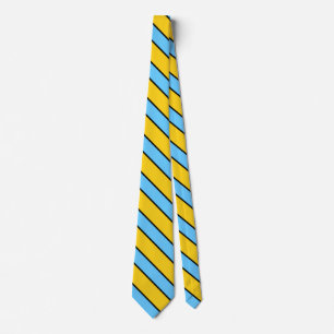 St. Lucia-Flagge Elegante patriotische Krawatte