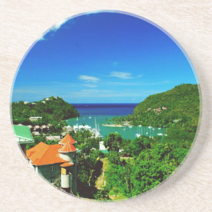 St Lucia Getränkeuntersetzer
