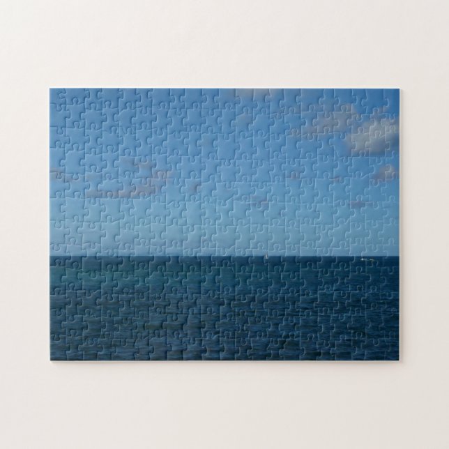 St. Lucia Horizon Blauer Ozean (Horizontal)