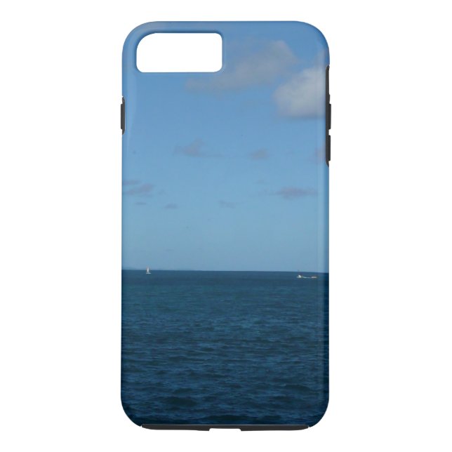 St. Lucia Horizon Blauer Ozean Case-Mate iPhone Hülle (Rückseite)