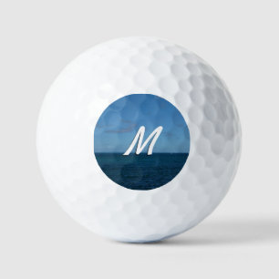 St. Lucia Horizon Blauer Ozean Golfball