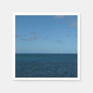 St. Lucia Horizon Blauer Ozean Serviette