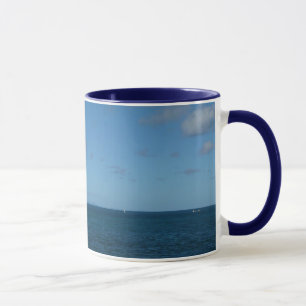 St. Lucia Horizon Blauer Ozean Tasse