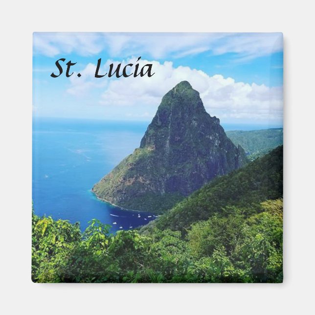 St. Lucia Magnet (Vorne)