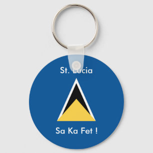 St Lucia, Sa-Kafet-Schlüsselkette Schlüsselanhänger