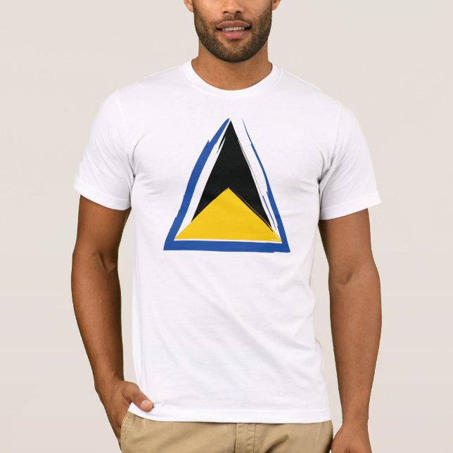 St Lucia T-Shirt (Vorderseite)