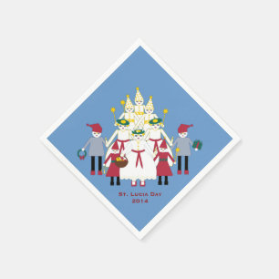 St. Lucia Tag Weihnachtspapier Napkins Serviette