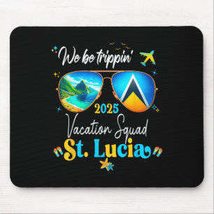St. Lucia Urlaub Familie Freunde Ausflug Kreuzfahr Mousepad
