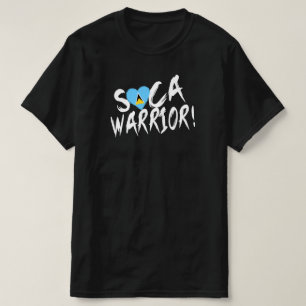 St. Lucian Soca Warrio Fahne T-Shirt