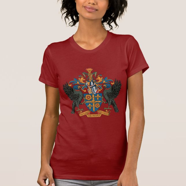 St- Luciawappen T - Shirt (Vorderseite)