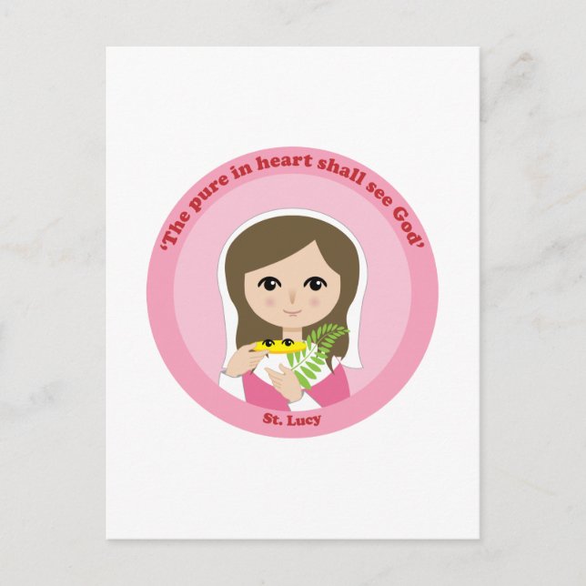 St. Lucy Postkarte (Vorderseite)
