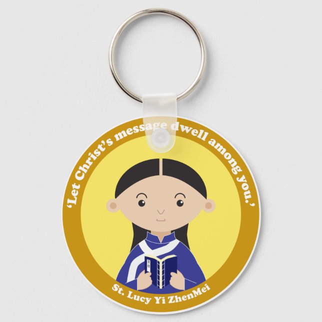 St. Lucy Yi ZhenMei Schlüsselanhänger (Vorderseite)