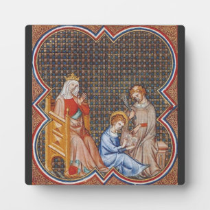 St. Ludwig IX. von Frankreich Schutzpatron der Kön Fotoplatte