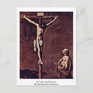 St. Luke als Maler von Zurbaran de Francisco Postkarte