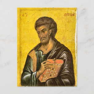 St. Luke das Evangelistische Icon Orthodox Christl Postkarte