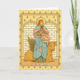 St. Luke der Evangelist (RLS 08) Leere Gruß Karte