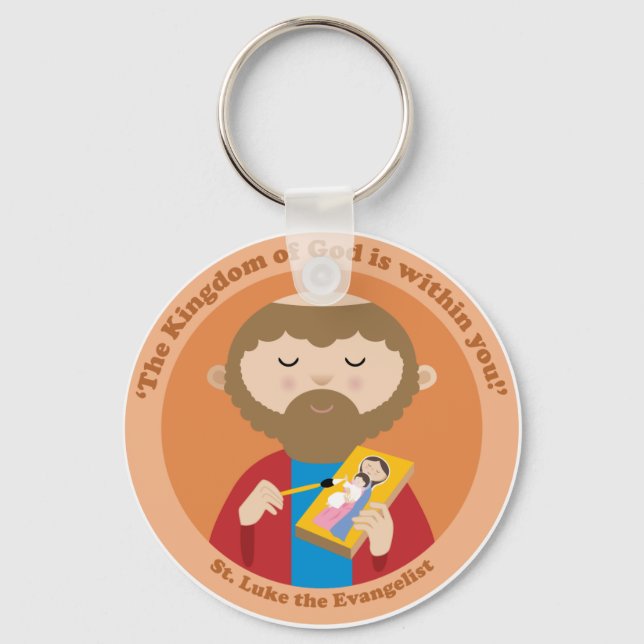 St. Luke der Evangelist Schlüsselanhänger (Vorderseite)