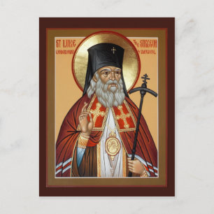 St. Luke, die Gebetskarte des Chirurgen Postkarte