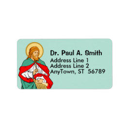 St. Luke, geliebter Arzt (RLS 08; MedVers.) Adressaufkleber