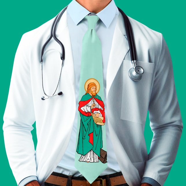 St. Luke, geliebter Arzt (RLS 08; MedVers.) Krawatte (Von Creator hochgeladen)